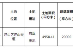 限售10年!12月27日,坪山将出让一宗商业用地